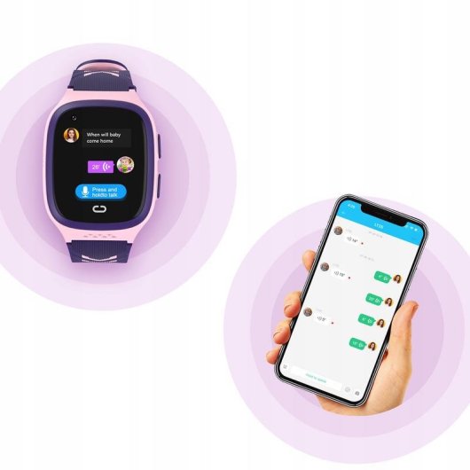 Blow K18 Bluetooth GPS 4G 42mm rosa Correa S/M para niños