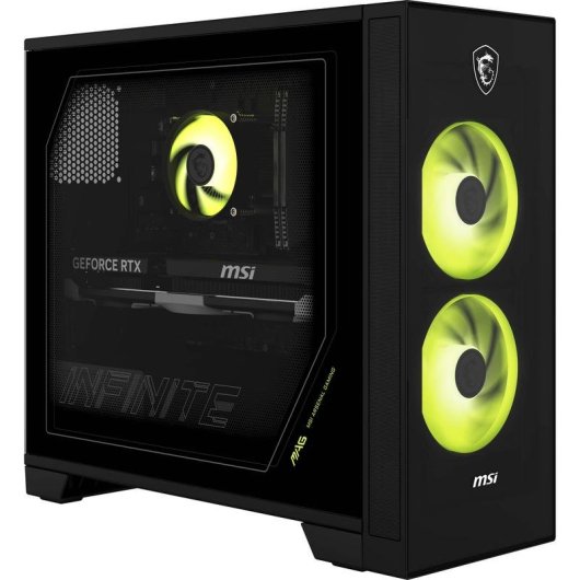 PC Sobremesa MSI MAG Infinite S AI 2NVL5-013EU Intel Core Ultra 5-225F 16GB 1TB SSD RTX 5060 Windows 11 WiFi 6E