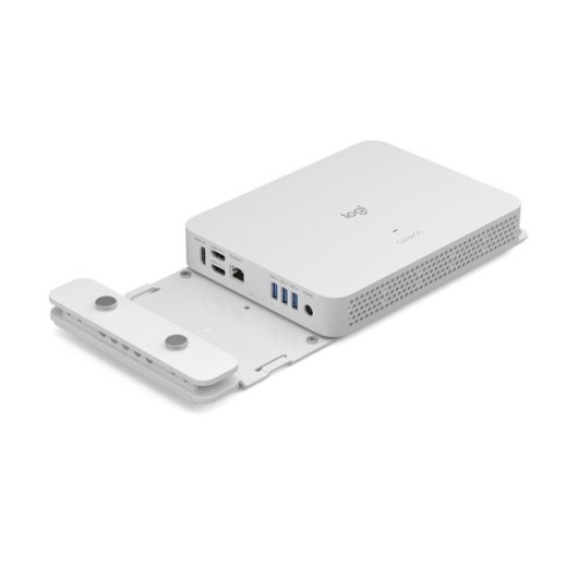 Kit di montaggio Logitech Compute Mount bianco acciaio compatibile VESA