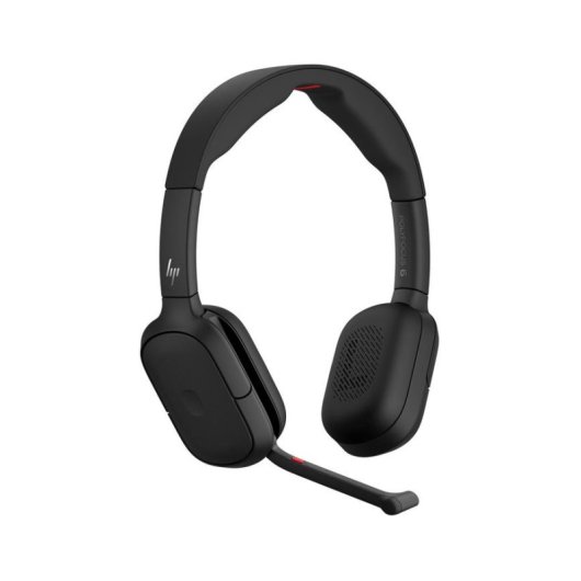 Auriculares HP Poly Focus 625 sans fil Bluetooth avec annulation active du bruit noir
