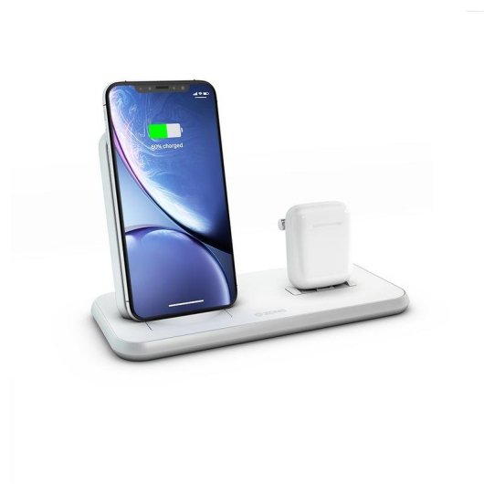 Chargeur sans fil ZENS ZEDC06W 10W Blanc