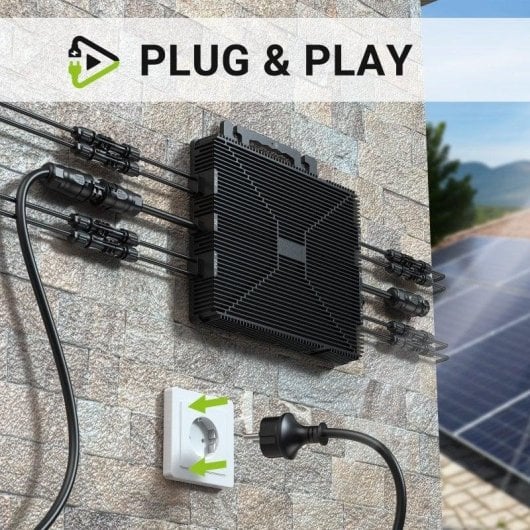 Microinverter Lionshee LS-2000M 2000W WiFi IP67 per sistema solare