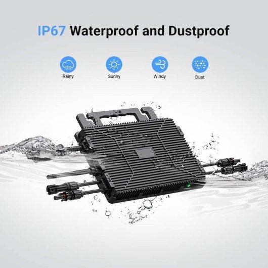 Microinverter Lionshee LS-800Mi 800W WiFi IP67 per impianto solare
