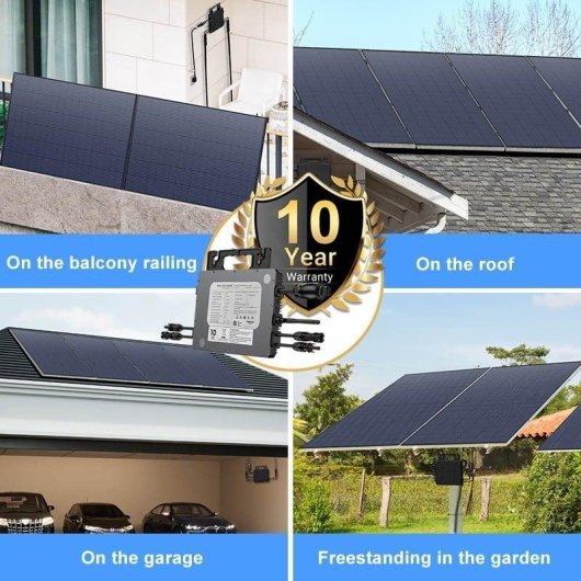 Microinverter Lionshee LS-800Mi 800W WiFi IP67 per impianto solare
