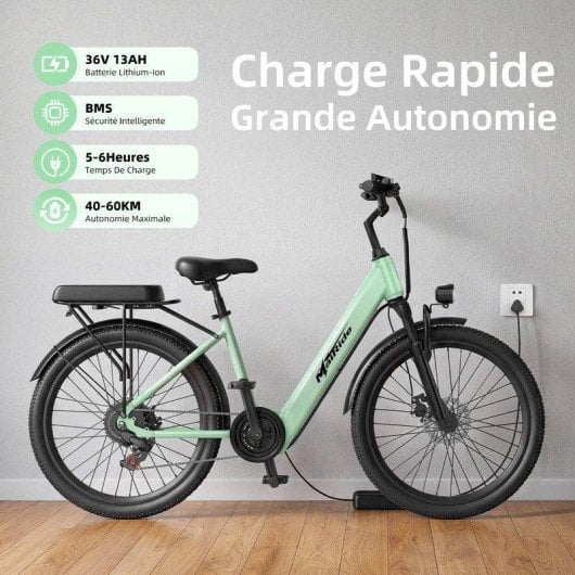 E-Bike Aairsk 24'' 250W Akku 36V 13Ah