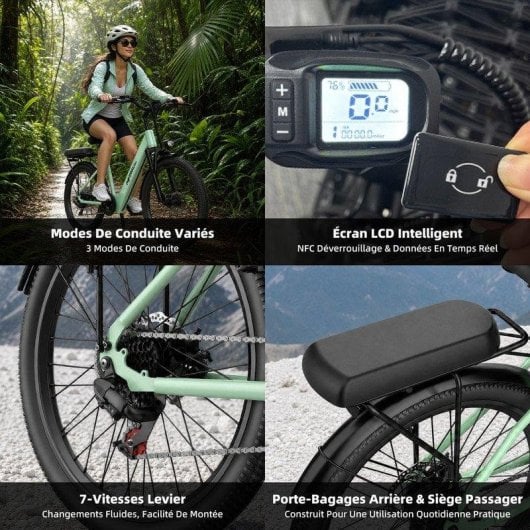 E-Bike Aairsk 24'' 250W Akku 36V 13Ah