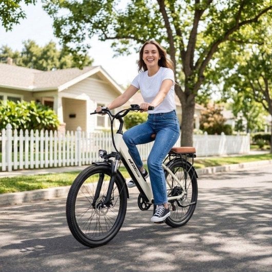 Elektrofahrrad Aairsk City Commuter 250 W, abnehmbarer Akku 36 V 13 Ah