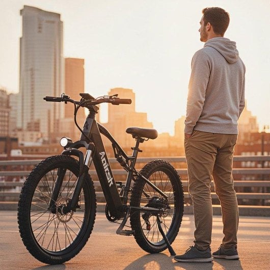 Bicicleta eléctrica todo terreno Aairsk XT90 250W 48V 20Ah 21 velocidades 26"