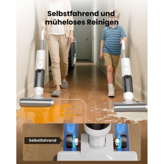 Nass- und Trockensauger Proscenic F10 Ultra 60 Min Laufzeit