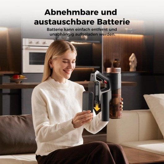Handstaubsauger Proscenic P11 Ultra 450W 40 Min 5-in-1 Filter System Grünes Licht