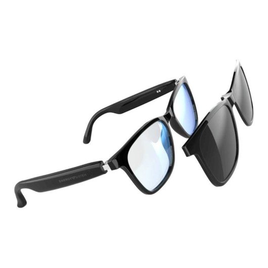 Energy Sistem Rayflex Music Gafas Inteligentes Altavoces Micrófono Bluetooth Negras