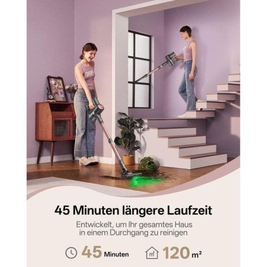 Akku Staubsauger Nobrand V10 Pro 400W 50kPa 45 Minuten 5-in-1