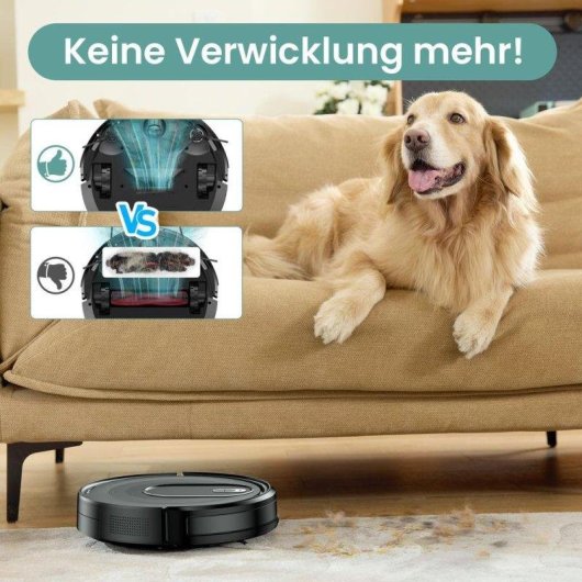 Aspirador Robô Vactidy W6+ 2800 Pa Potência Grande Depósito 720 Ml 120 Min Autonomia