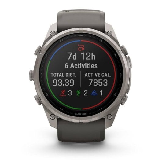 Garmin fēnix 9 Pro Bluetooth GPS 47mm Titanio Correa Silicona Talla Única