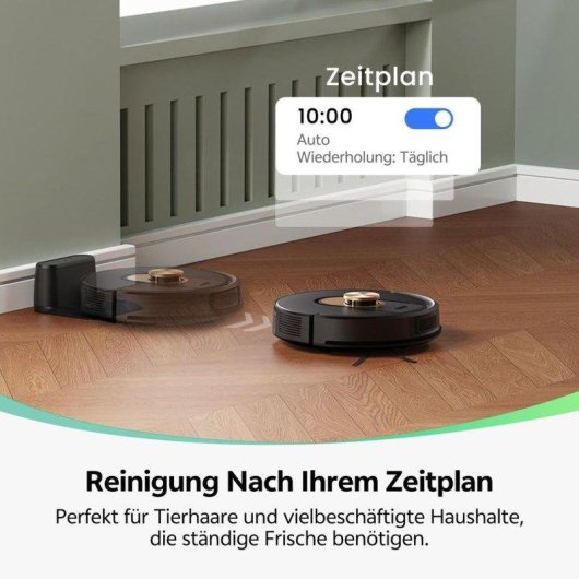 Aspirateur Robot et Laveur Vactidy W9 Navigation LiDAR 5000Pa Contrôle App 150min
