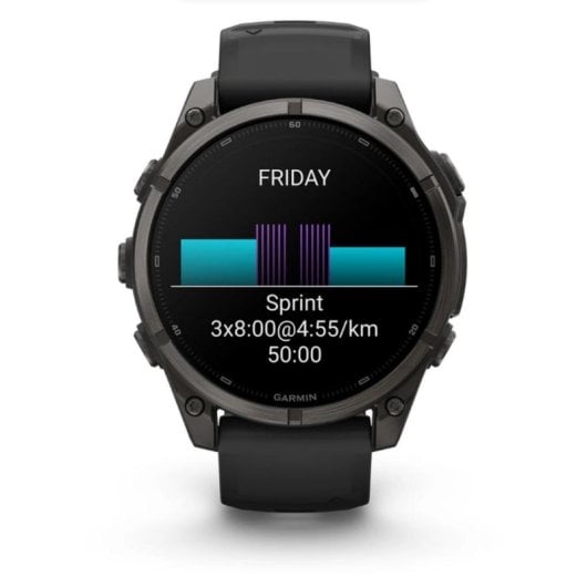 Garmin fēnix 9 Bluetooth GPS 47mm Titanio Correa Silicona Talla Única