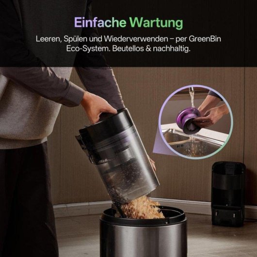 Aspirador Robô Vactidy W15 Com Esvaziamento Automatico Navegação LiDAR 10.000 Pa