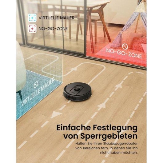 Aspirador Robô Vactidy W11 Com Esvaziamento Automatico Navegação LiDAR 5000Pa