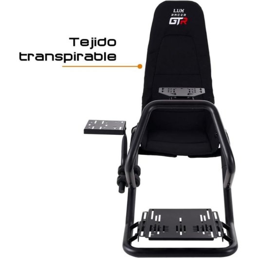 Cockpit Simracing Indeca Lux Racer GTR con Asiento y Soportes