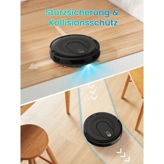 Robot Aspirador Vactidy W7 con Navegación Inteligente 4000 Pa 120 Min