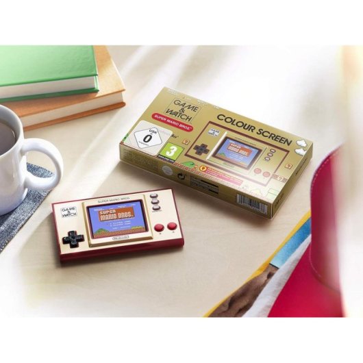 Nintendo Game & Watch Retro Console Retro Super Mario Bros 4 en 1 Gris