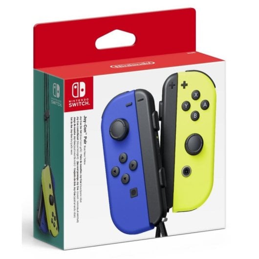Manette Nintendo Joy-Con Bleu Jaune Neon pour Switch