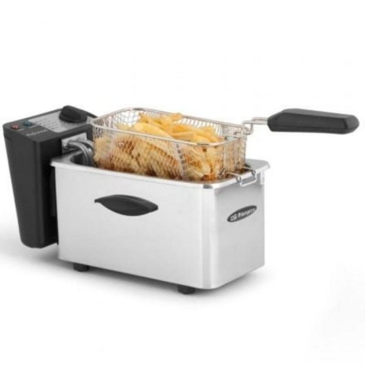 Freidora Orbegozo FDR 35 3,5 L 2000 W con termostato regulable y tapa extraíble