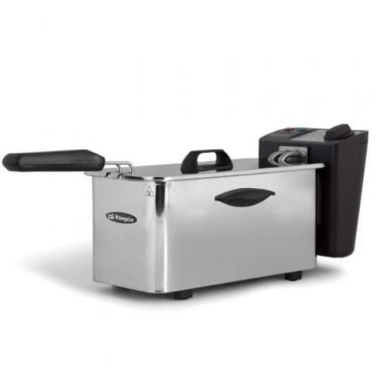 Friteuse Orbegozo FDR 35 3,5L 2000W avec Thermostat et Couvercle Amovible