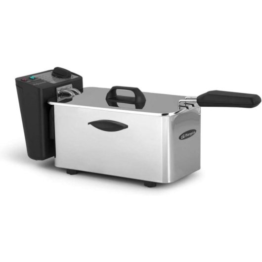 Friteuse Orbegozo FDR 35 3,5L 2000W avec Thermostat et Couvercle Amovible