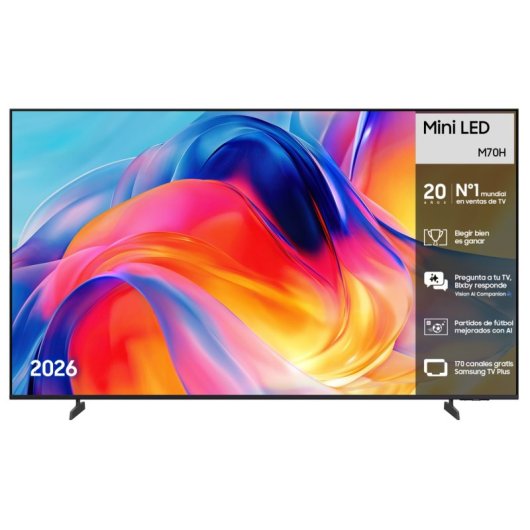 TV Samsung Mini LED TU55M70HAUXXC 55" 4K UltraHD 120Hz Smart TV Tizen HDR10+