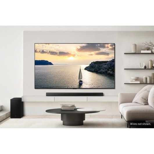 Barra de Sonido Samsung HW-B750F 5.1 400W Bluetooth 4.2 Q-Symphony Dolby Digital 5.1 Negra