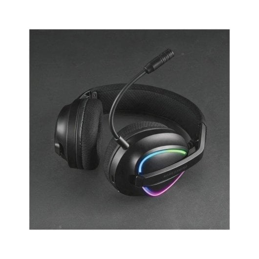 Auriculares Mars Gaming MHW-QUASAR inalámbricos Bluetooth gaming negros con micrófono extraíble