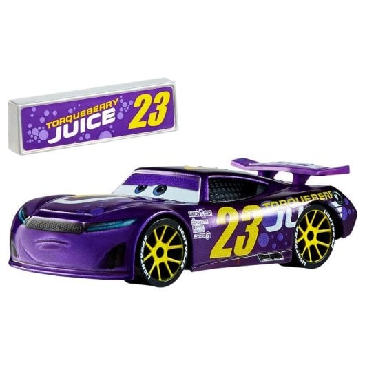 Voiture Cars Disney Pixar NASCAR 1/55 Diecast avec roues coulissantes et barriere de pit stop