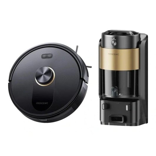 Aspirateur Robot et Laveur Proscenic Q20 Plus Navigation LiDAR 10.000 Pa avec Station de Vidage