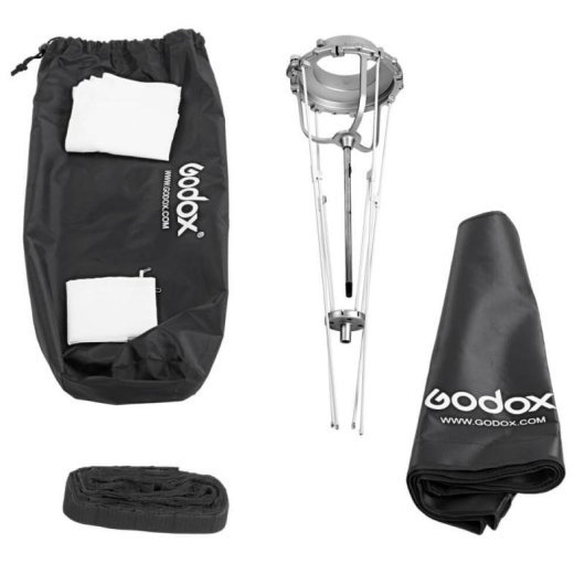 Softbox ombrello Godox SB-USW80120 Nylon Nero 80x120