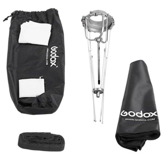 Softbox ombrello Godox SB-USW80120 Nylon Nero 80x120
