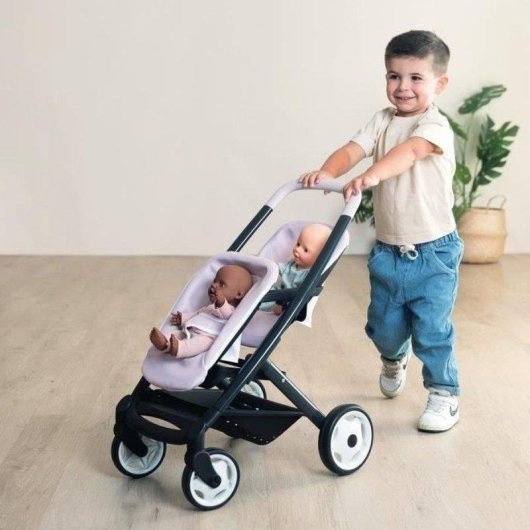 Poussette jumelle Smoby Maxi-Cosi Twin Rose