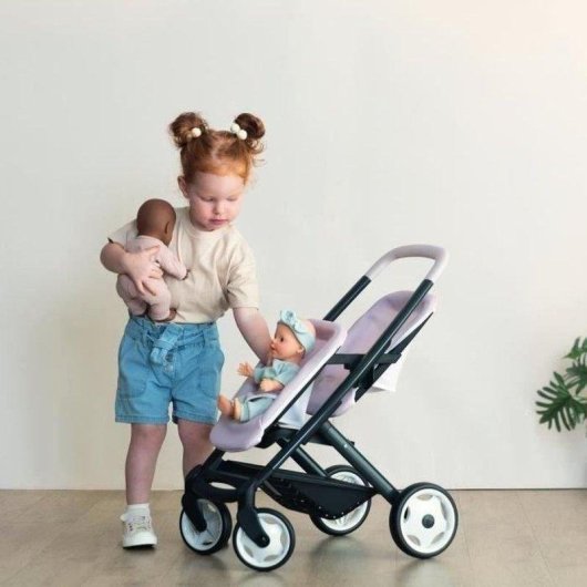 Poussette jumelle Smoby Maxi-Cosi Twin Rose