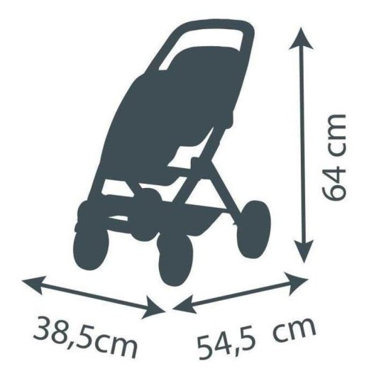 Poussette jumelle Smoby Maxi-Cosi Twin Rose