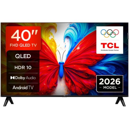 TV TCL QLED 40S5L 40" Full HD 60Hz Smart TV Android TV HDR10 Chromecast
