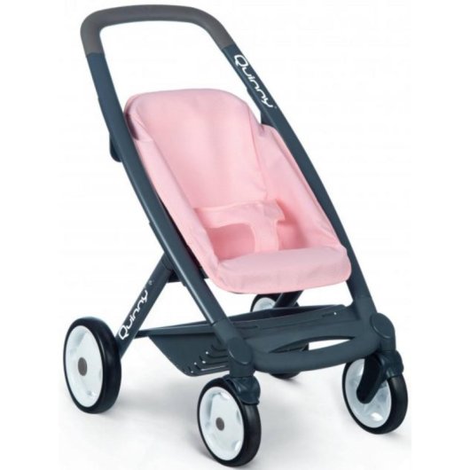 Carrinho de bonecas Smoby 3 em 1 nacela removivel rosa 42 cm
