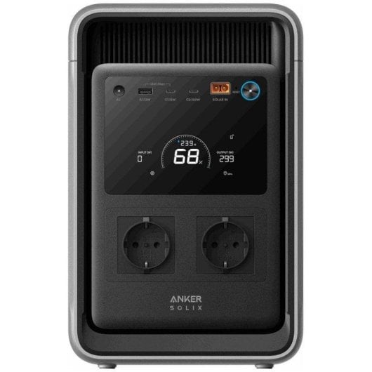 Estación de energía Anker SOLIX S2000 2000Wh 7 puertos AC 1500W Batería LiFePO4 App inteligente