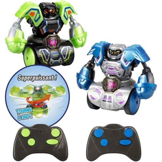 Robot de combate Silverlit Robo Kombat Tornado Battle pack doble con mandos IR y efectos LED