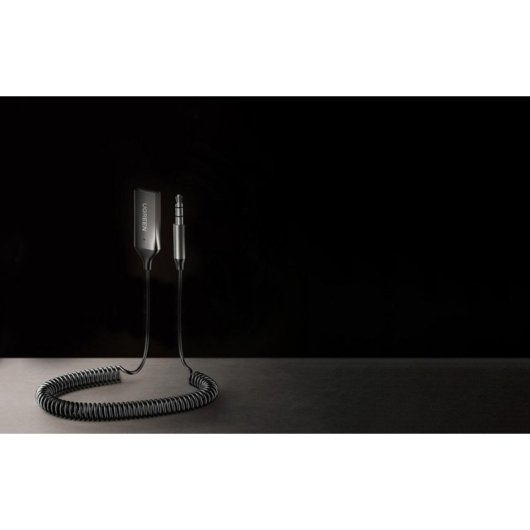 Adaptador Bluetooth 5.0 Ugreen CM309 Coche AUX USB con Micrófono