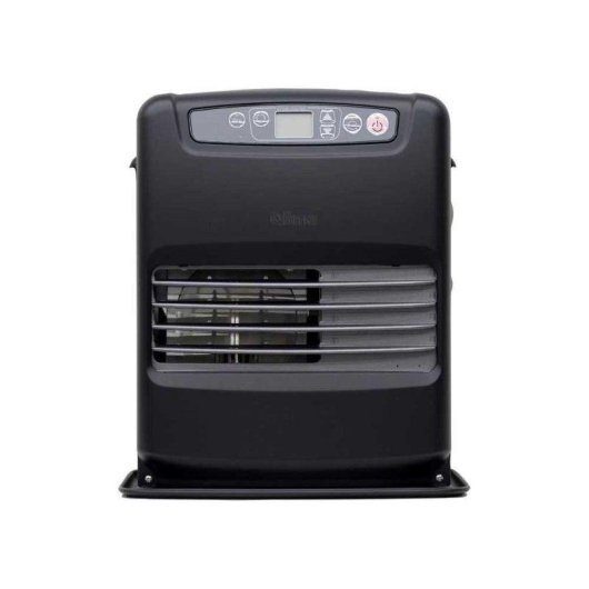 Stufa elettronica a cherosene Qlima SRE 2626 C 2500W nera compatta