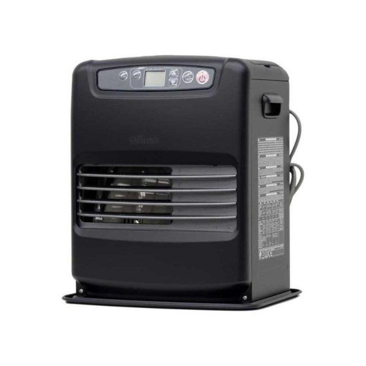 Stufa elettronica a cherosene Qlima SRE 2626 C 2500W nera compatta