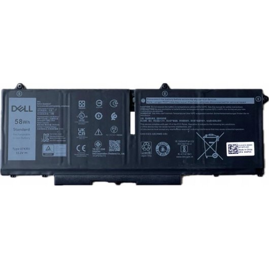 Bateria Dell Y86WG 58 Wh Li-Ion 15,2 V