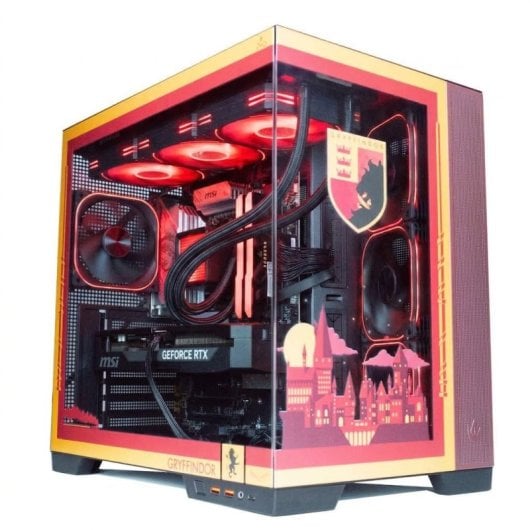 Tour PC Forgeon Tiberium EVO ATX ARGB USB-C Verre Trempé Noir Gryffindor