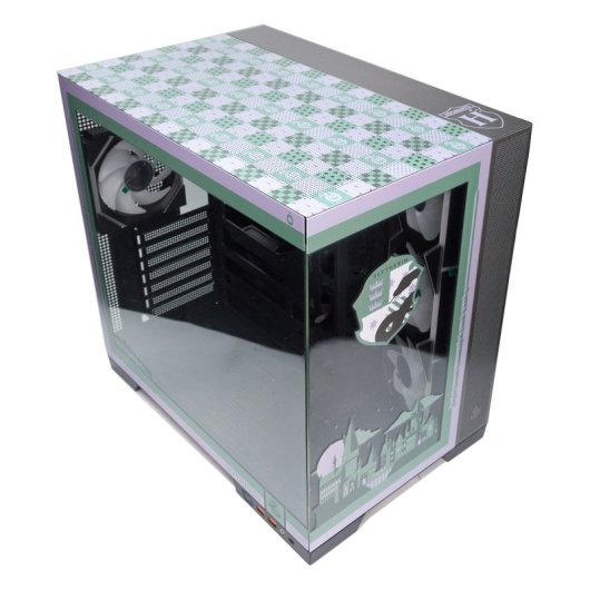 Torre PC Forgeon Tiberium EVO Torre ATX ARGB USB-C Cristal Templado Negra House Pride Slytherin