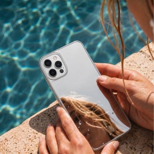 Funda para móvil La Casa de las Carcasas Espejo Bordes reforzados para iPhone 12